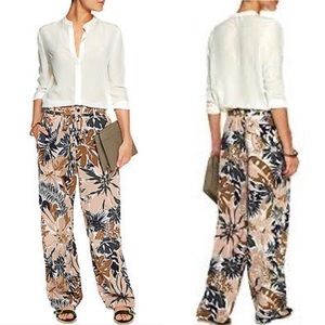 Rag and Bone Victoria Silk Pants Spruce Combo
